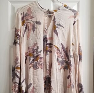 Free people long sleeve tunic dress
